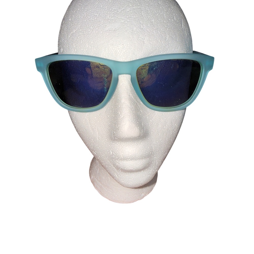 Goodr Sunbathing with Wizards Sunglasses Polarized Blue Matte Running Shades